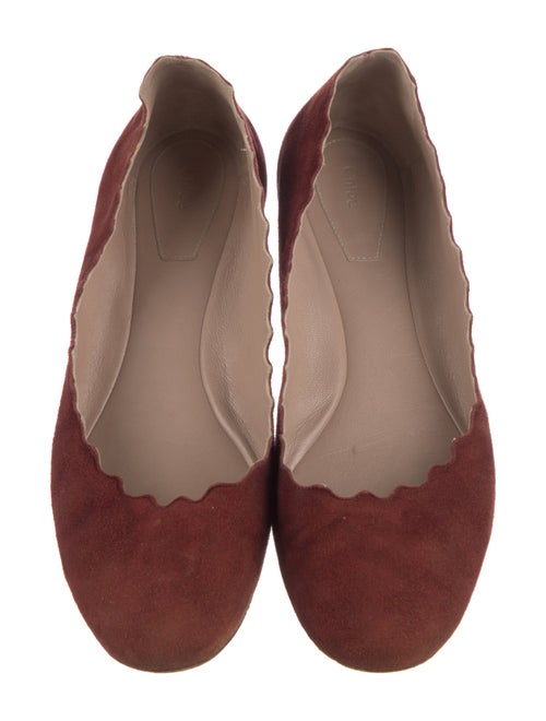 Chloé Lauren Ballerina Suede Ballet Flats