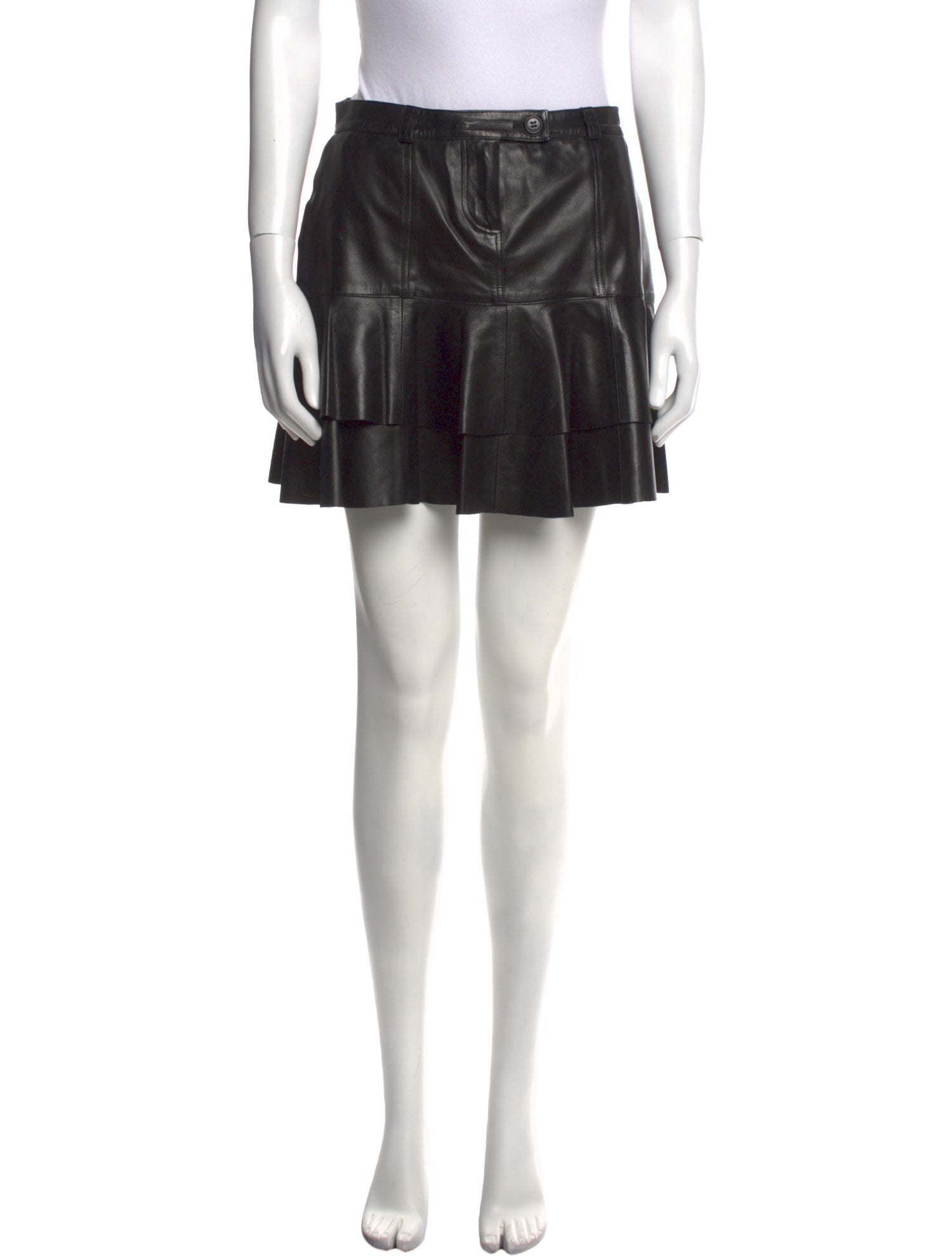 Chloé Leather Mini Skirt