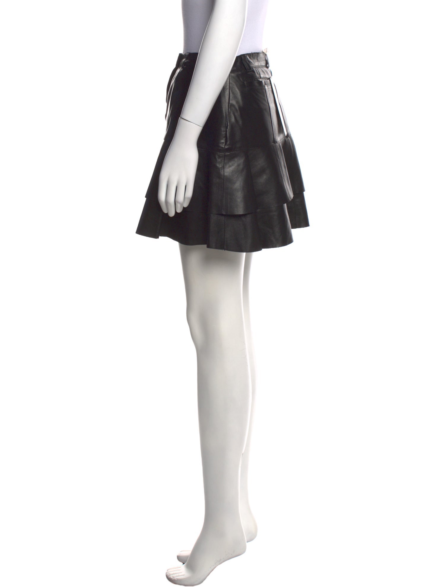 Chloé Leather Mini Skirt