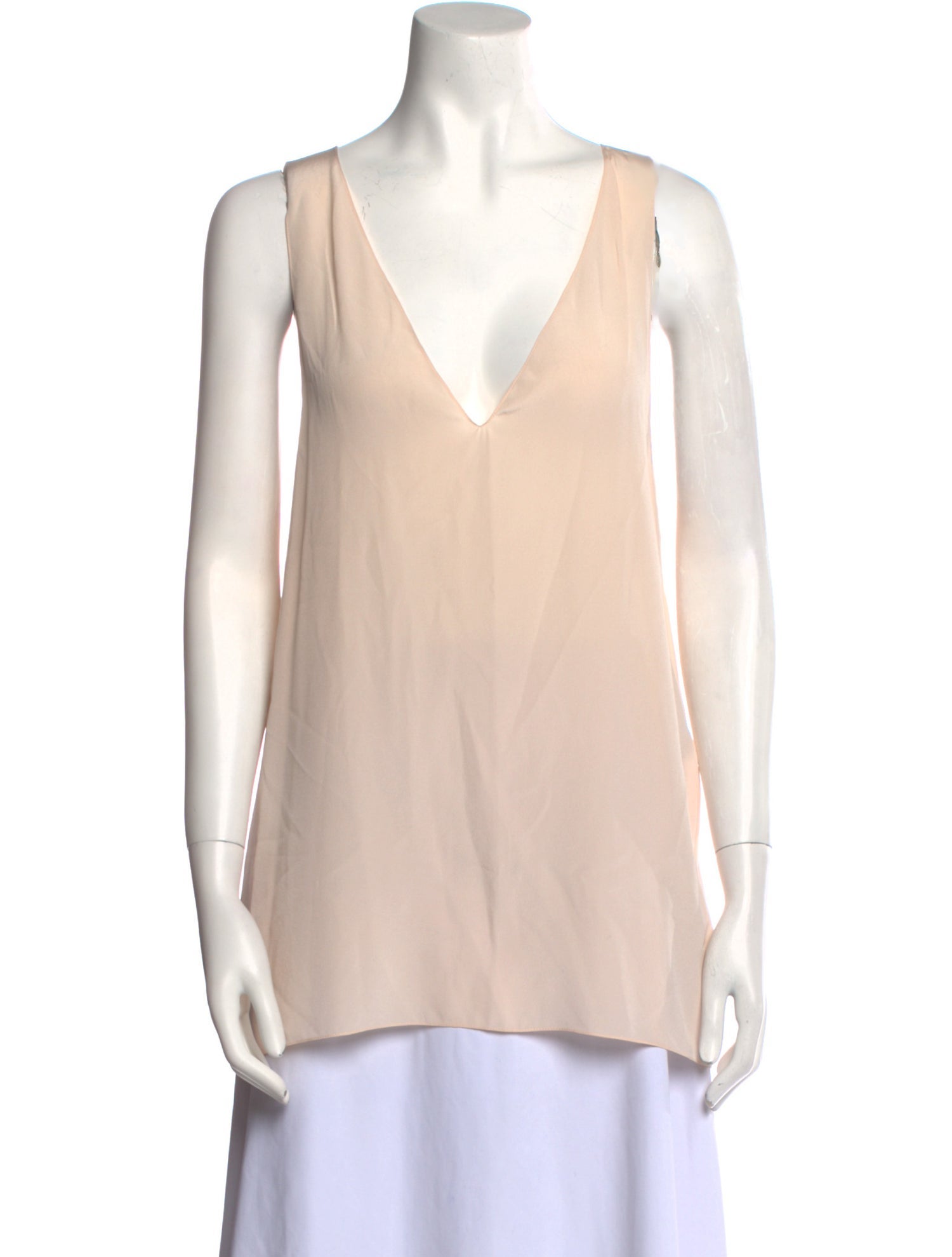 Chloé Silk V-Neck Tunic