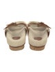 Chloé Leather Fur Trim Slides