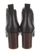 Chloé Leather Scalloped Accent Chelsea Boots
