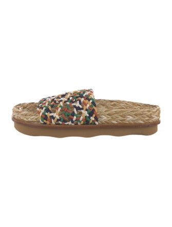 Chloé Jute Patterned Espadrilles