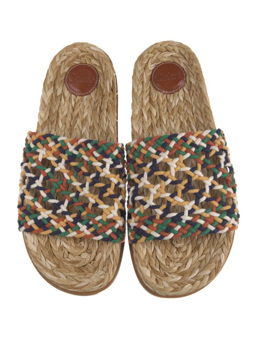 Chloé Jute Patterned Espadrilles