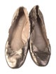 Chloé Leather Scalloped Accent Ballet Flats