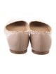 Chloé Leather Scalloped Accent Ballet Flats