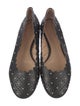 Chloé Leather Studded Accents Ballet Flats