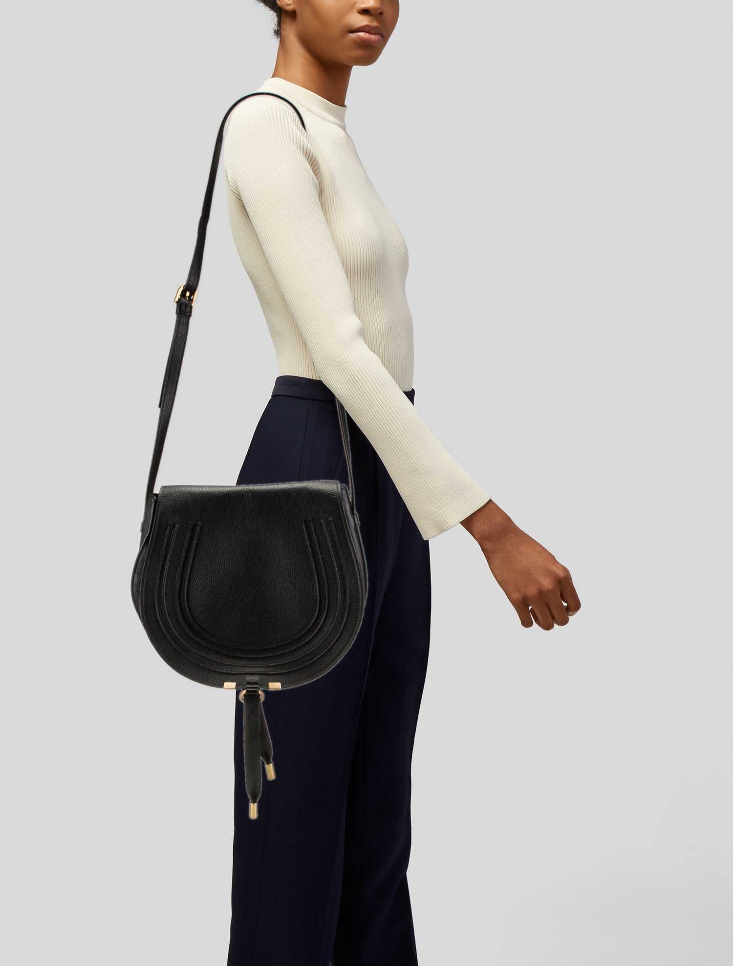 Chloé Leather Chloe Marcie Crossbody Large