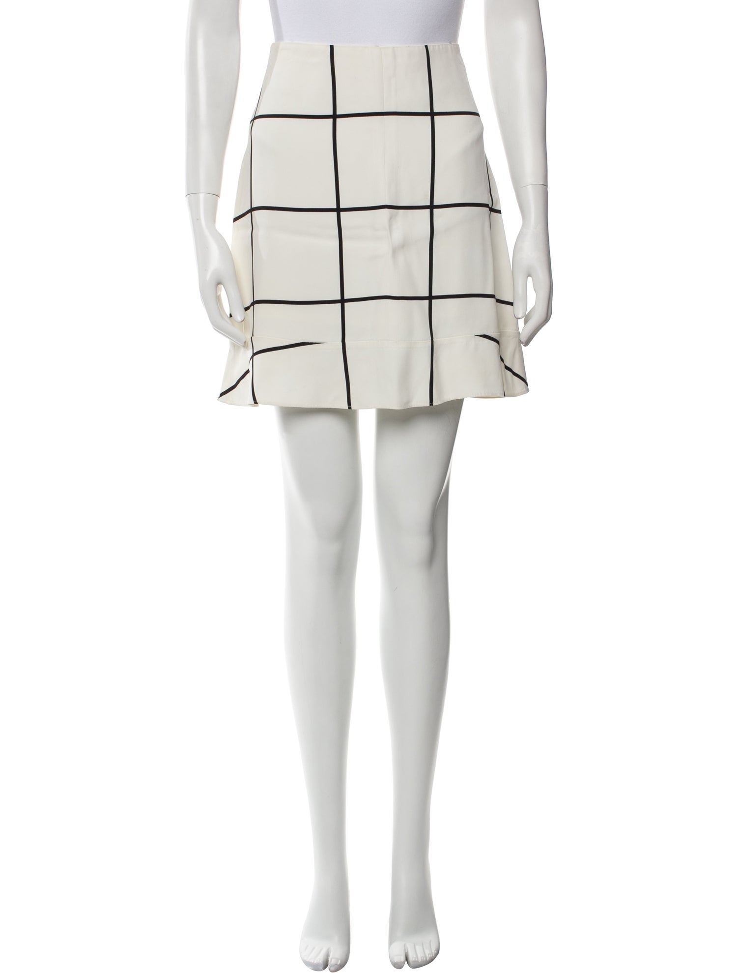 Chloé Plaid Print Mini Skirt