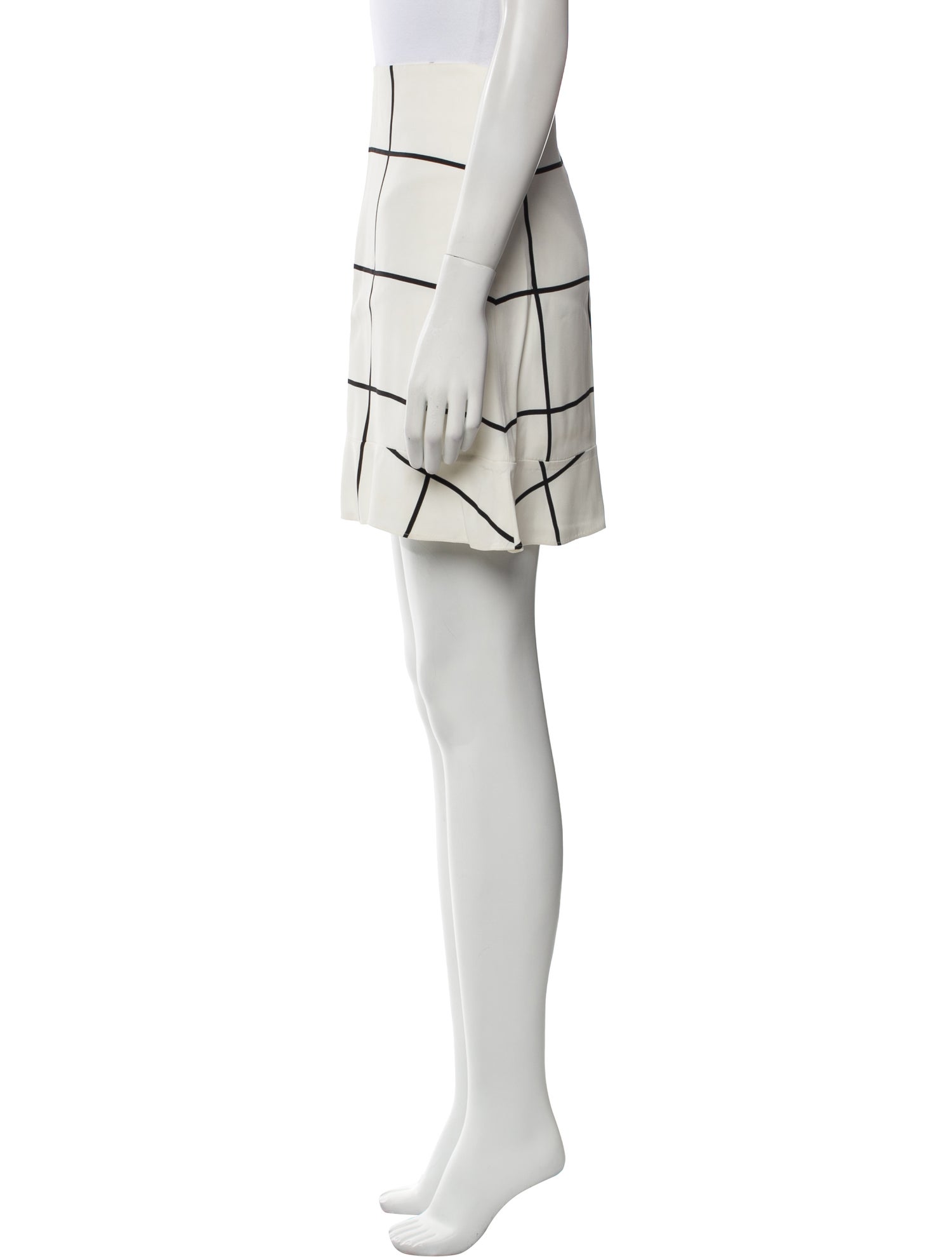 Chloé Plaid Print Mini Skirt