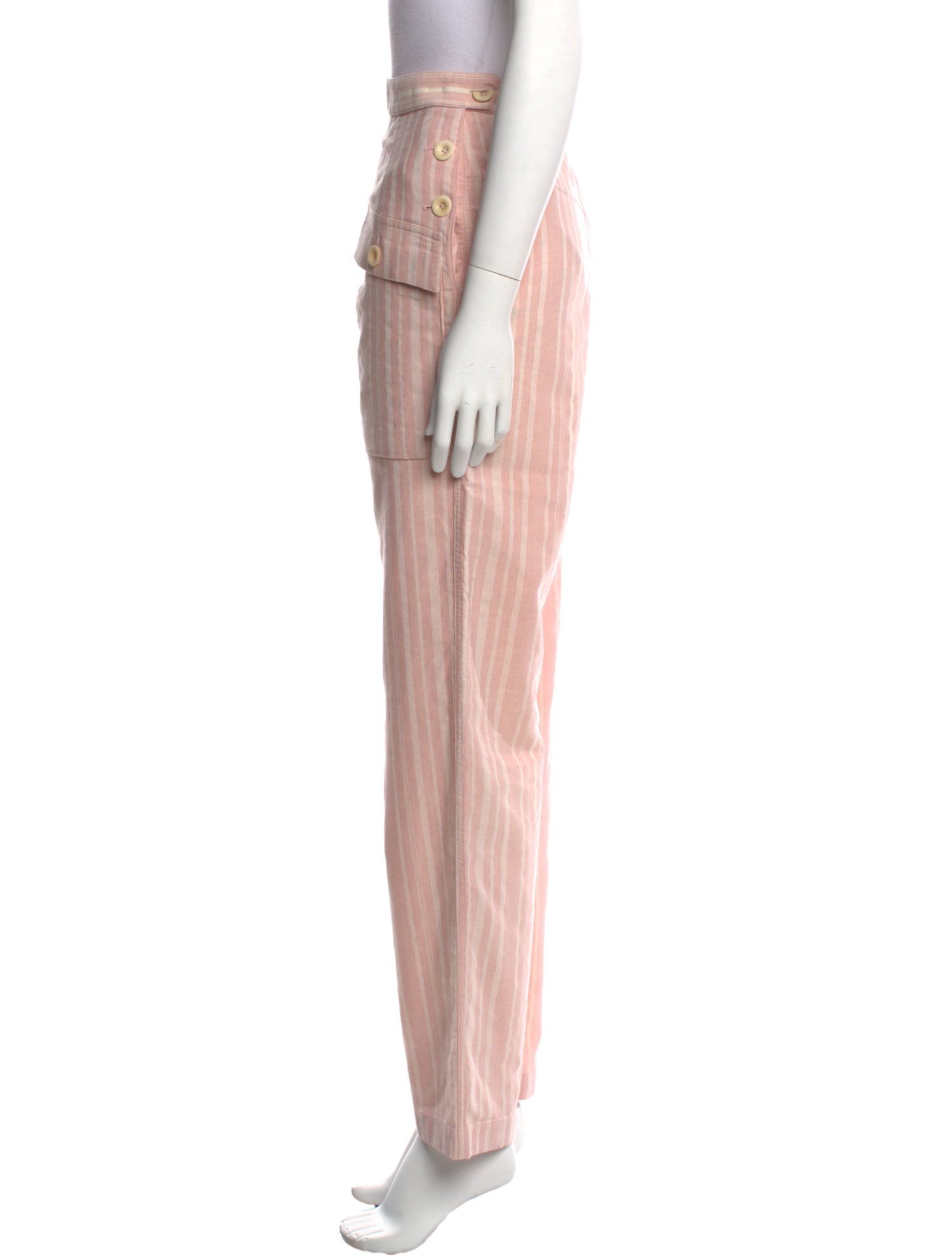 Chloé Striped Straight Leg Pants