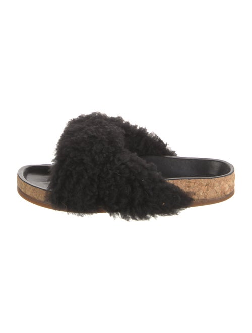 Chloé Shearling Slides