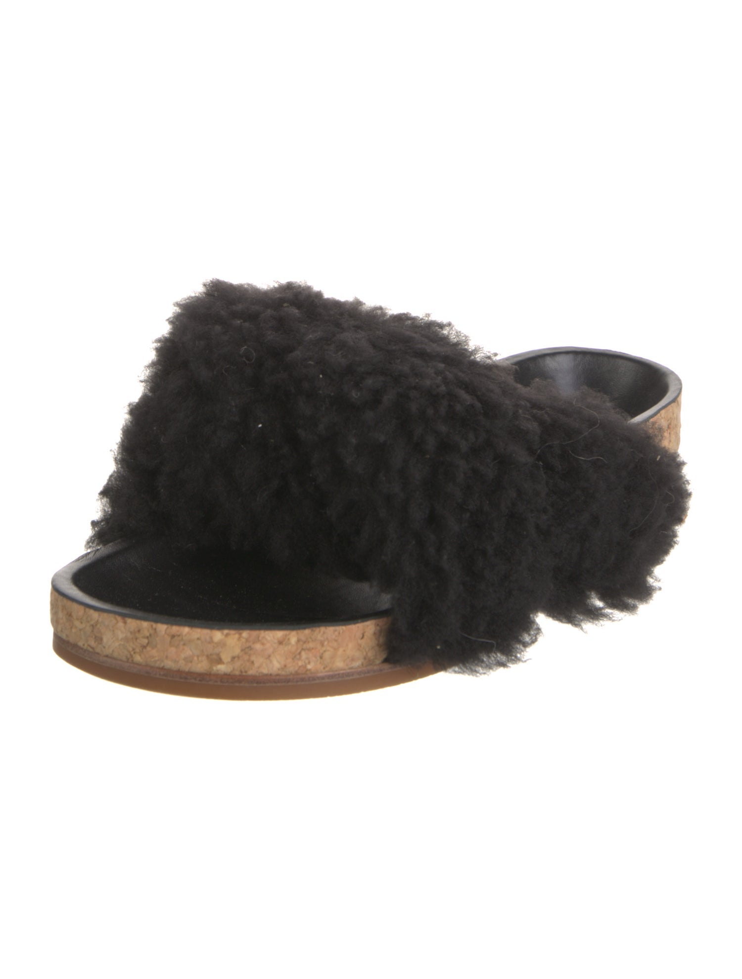 Chloé Shearling Slides