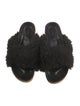 Chloé Shearling Slides