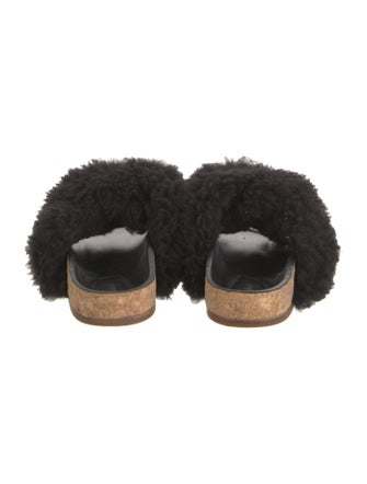 Chloé Shearling Slides