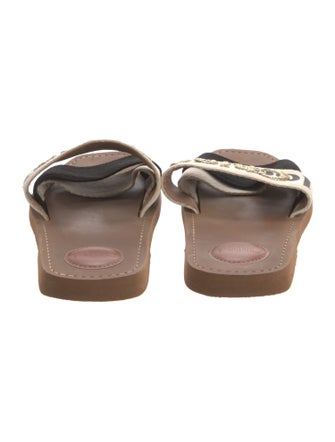 Chloé Canvas Printed Slides