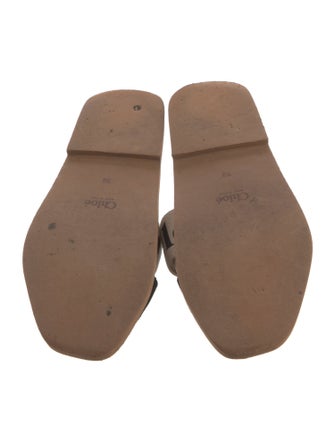 Chloé Canvas Printed Slides