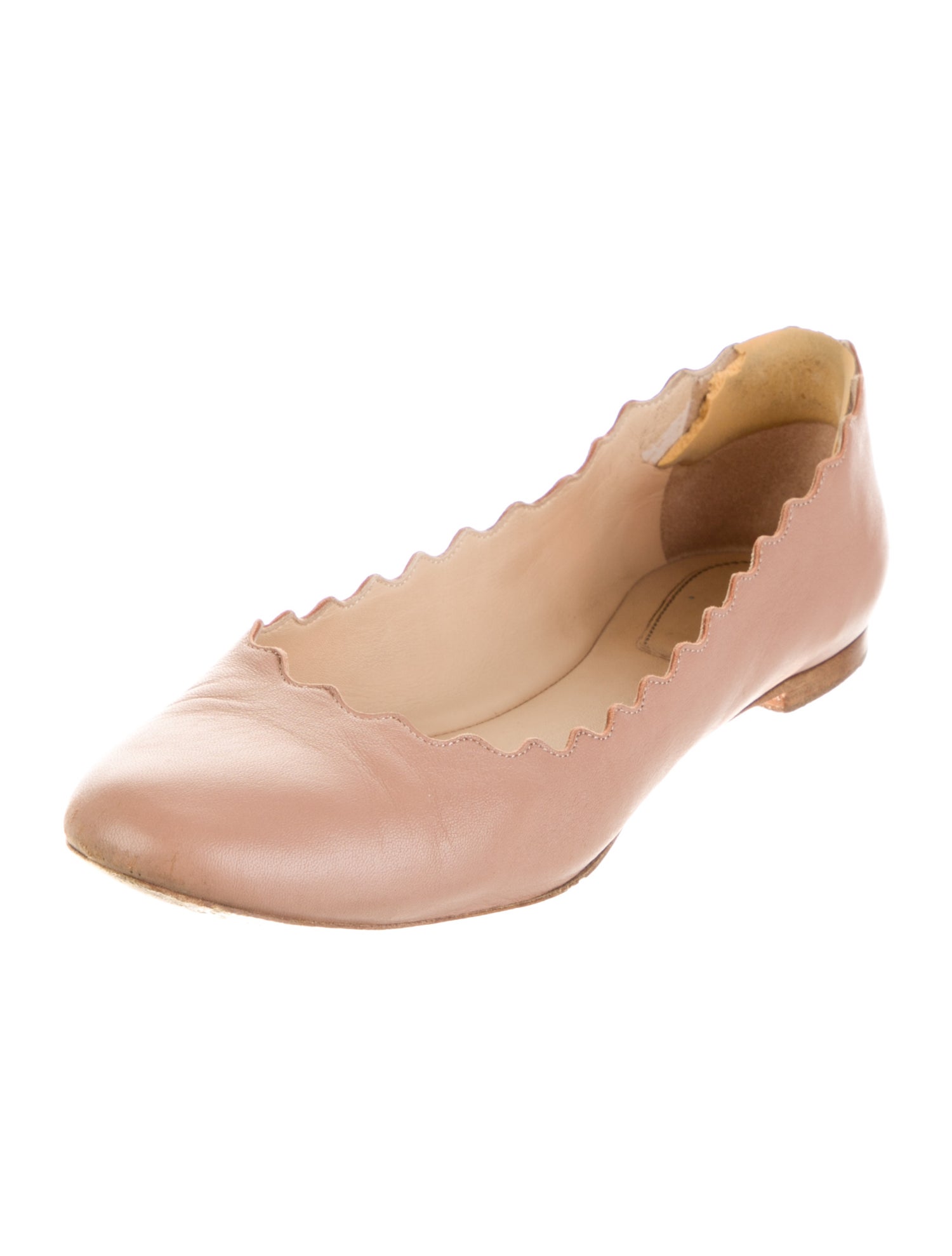 Chloé Lauren Ballerina Leather Ballet Flats