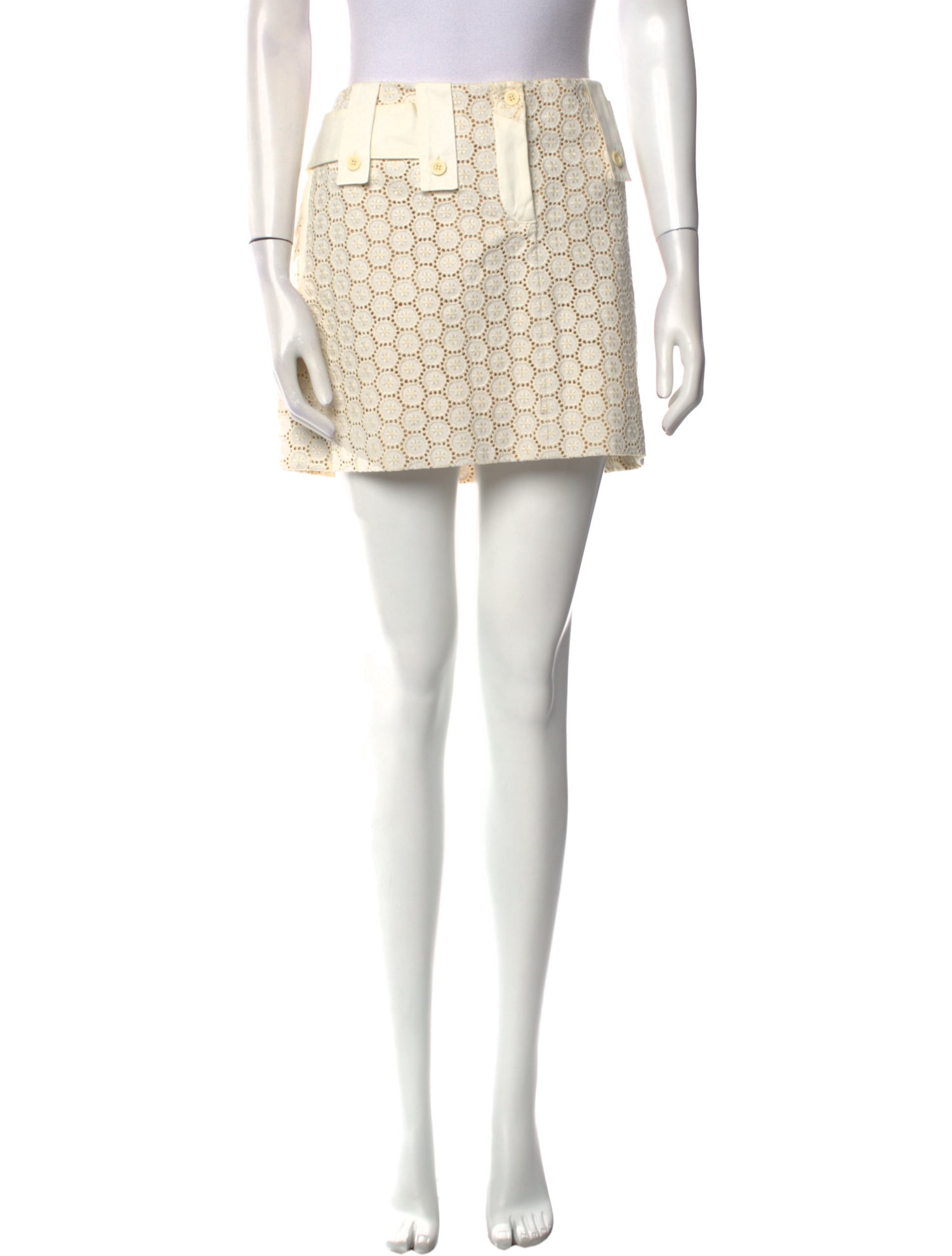 Chloé Lace Mini Skirt