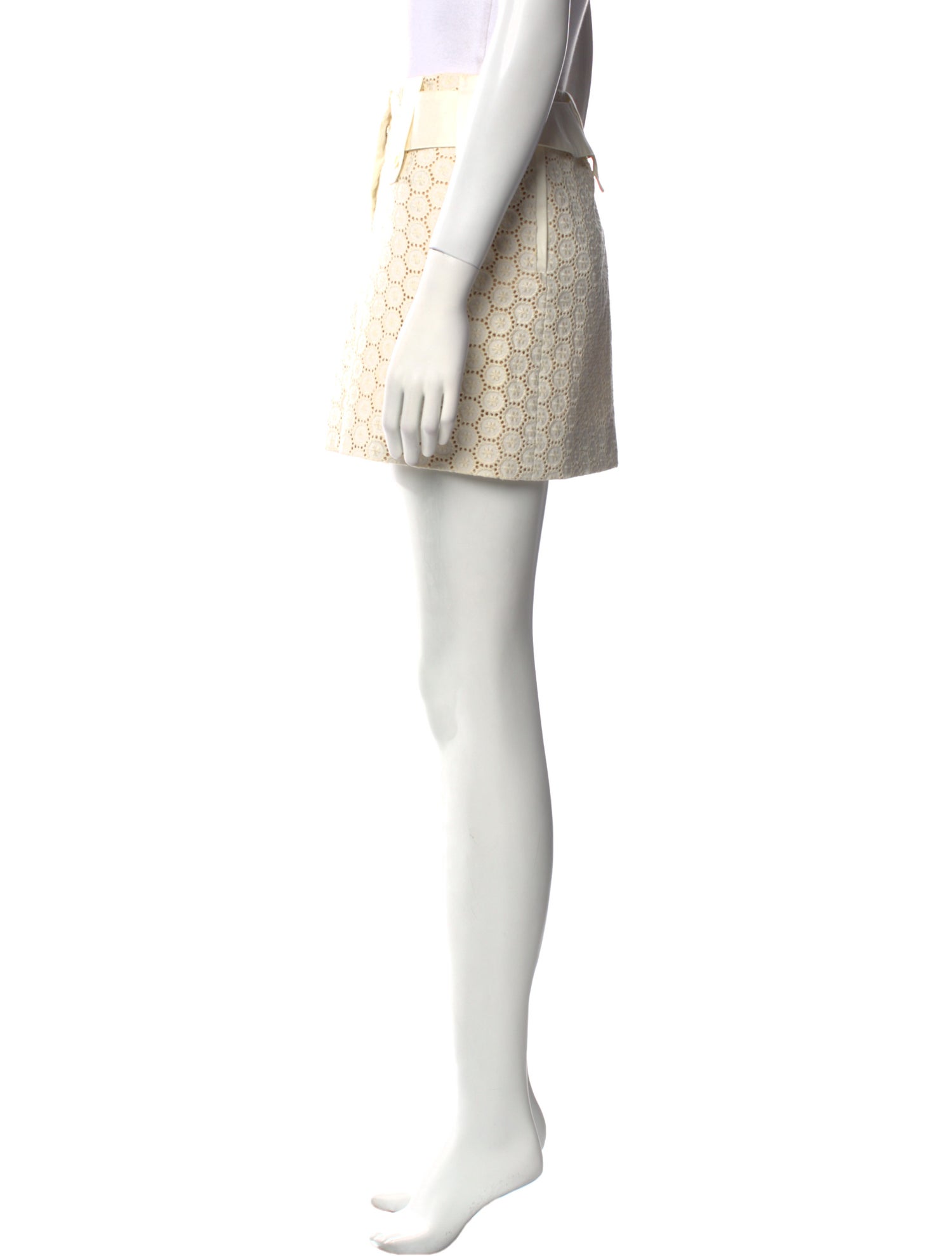 Chloé Lace Mini Skirt