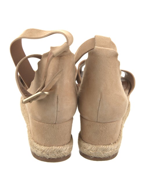 Chloé Suede Scalloped Accent Espadrilles