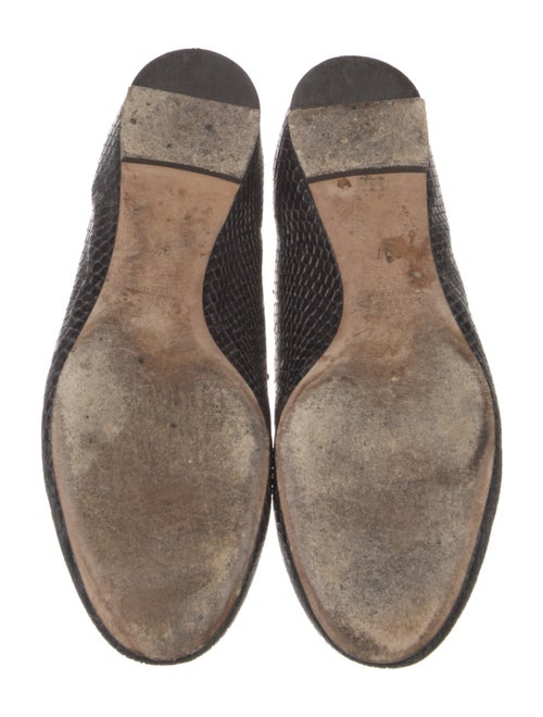 Chloé Leather Scalloped Accent Ballet Flats