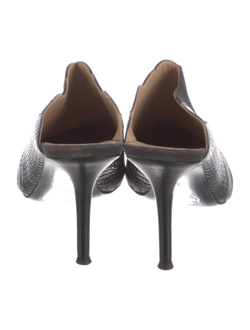 Chloé Suede Scalloped Accent Mules