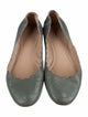 Chloé Leather Scalloped Accent Ballet Flats