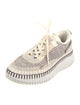 Chloé Animal Print Whipstitch Trim Sneakers
