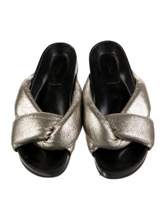 Chloé Leather Slides