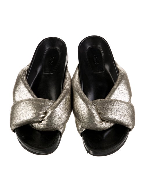 Chloé Leather Slides