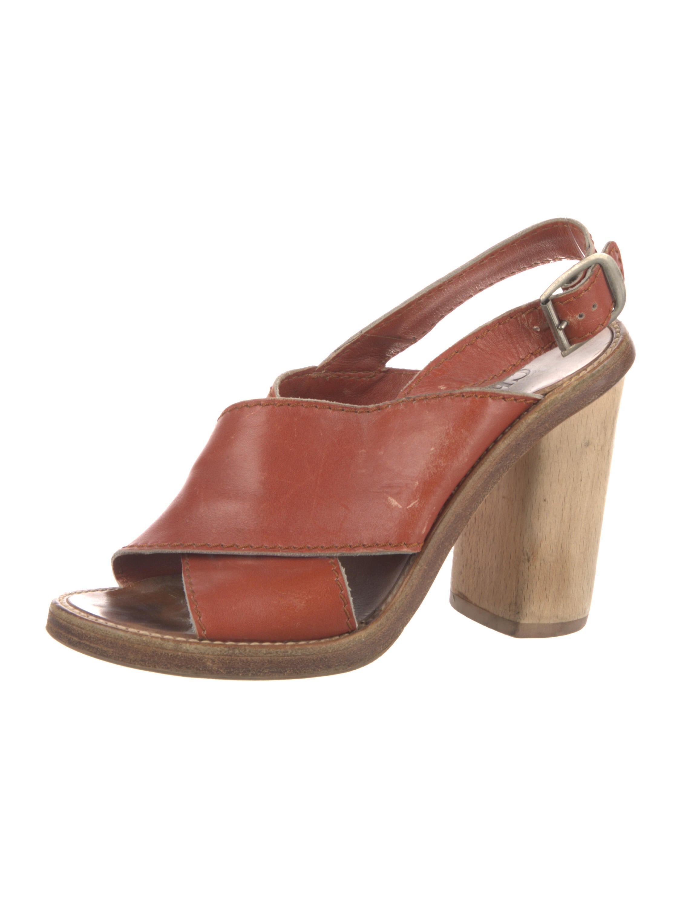 Chloé Leather Slingback Pumps