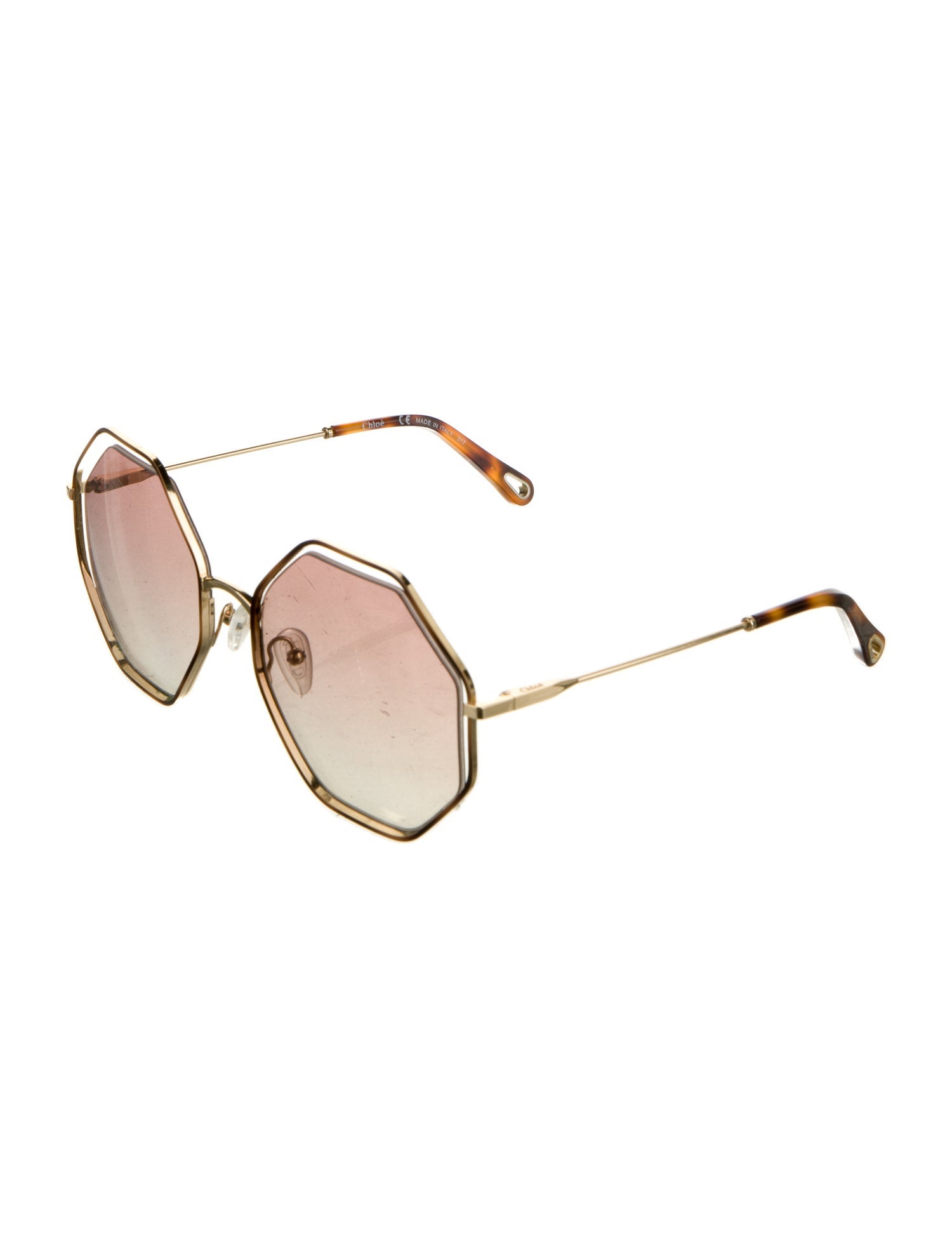 Chloé Oversize Mirrored Sunglasses
