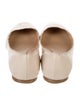 Chloé Leather Scalloped Accent Ballet Flats