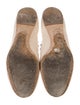 Chloé Leather Scalloped Accent Ballet Flats