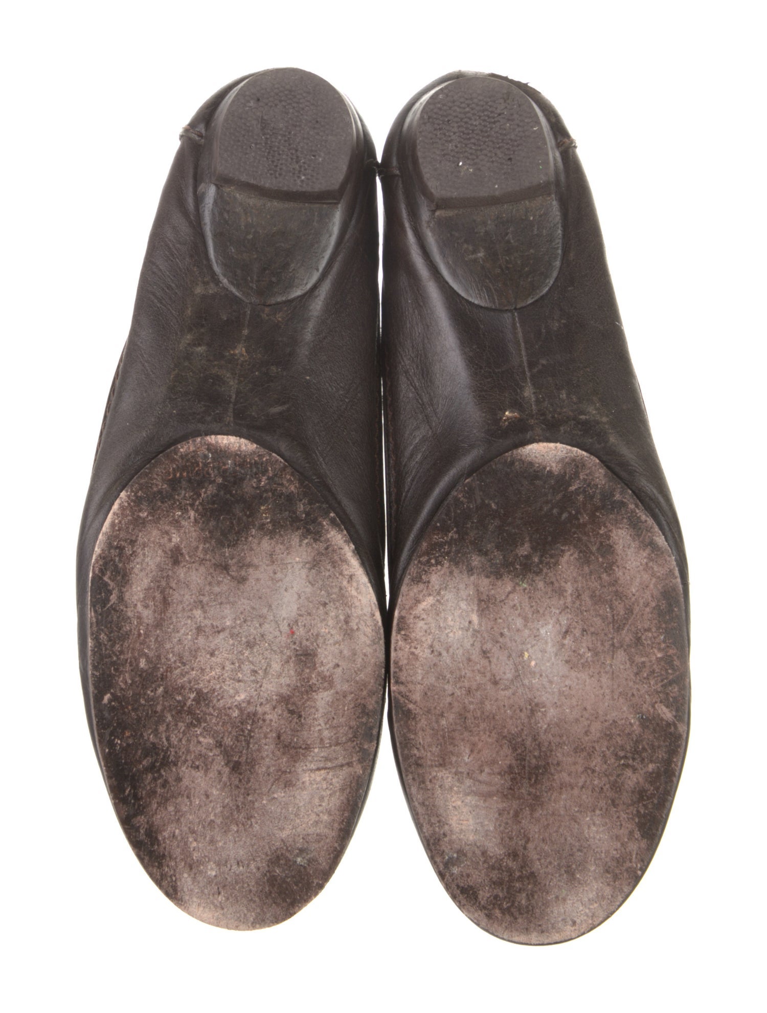 Chloé Leather Animal Print Flats