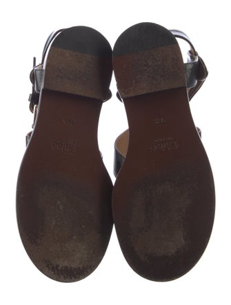 Chloé Leather Gladiator Sandals