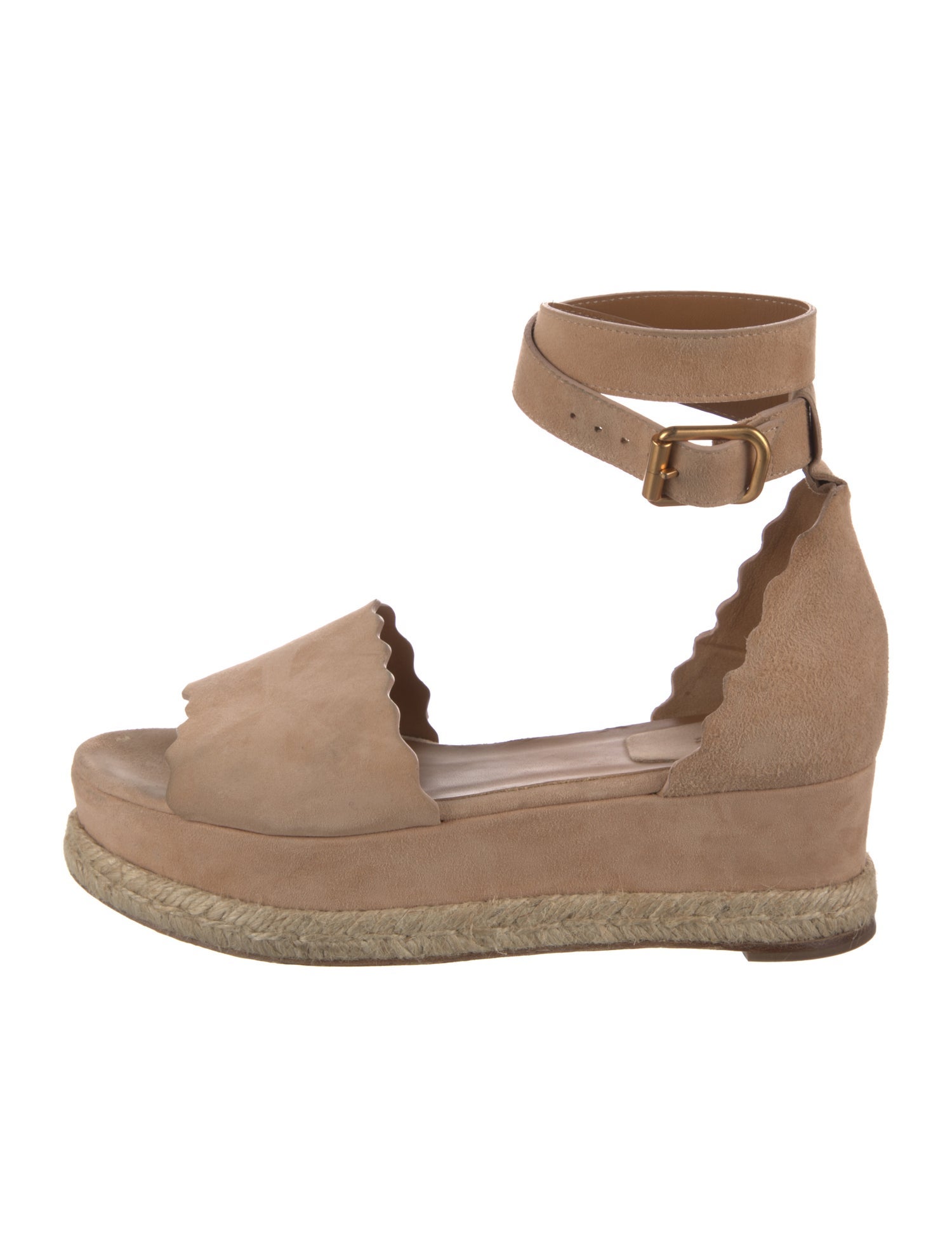 Chloé Suede Espadrilles