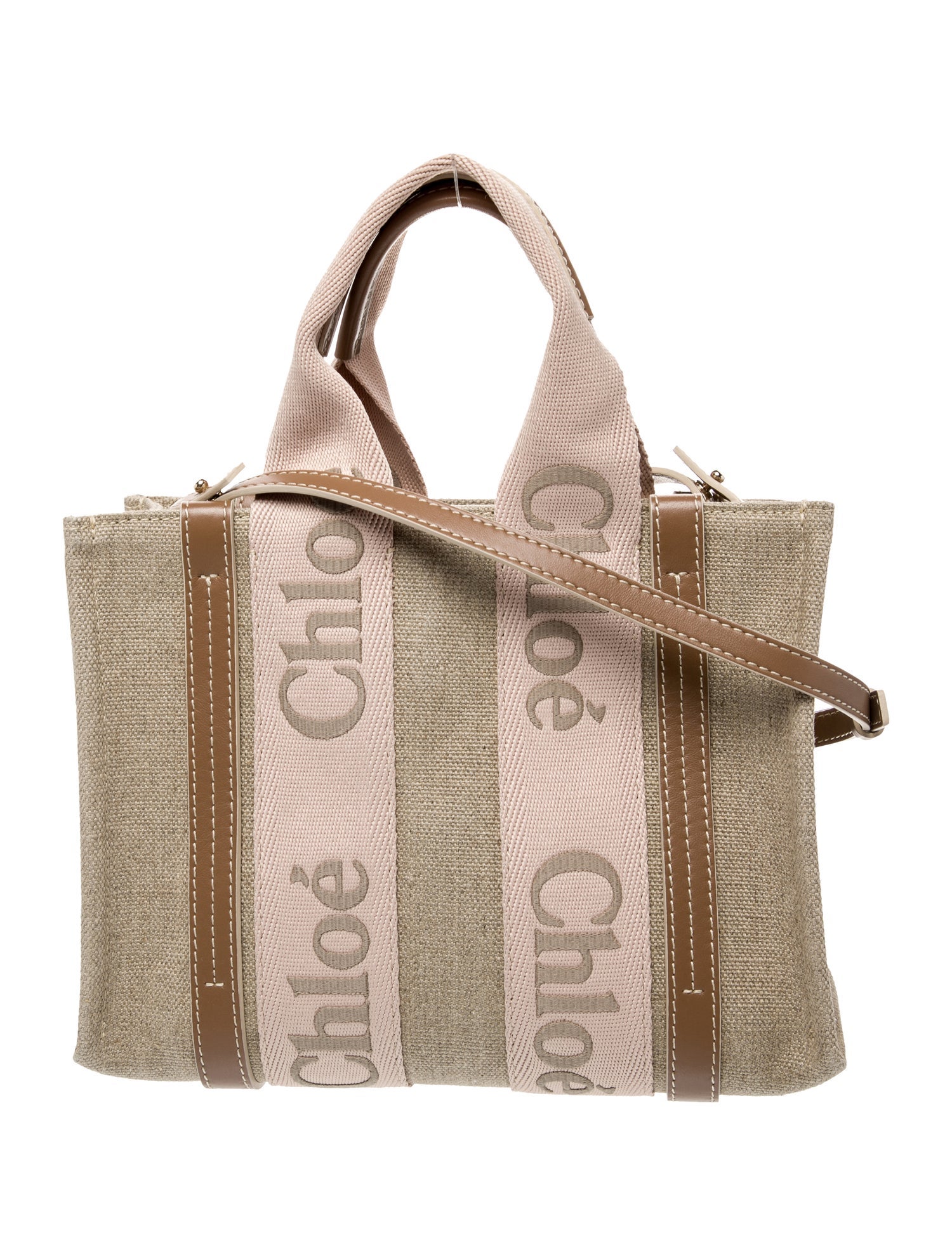 Chloé Canvas Woody Small