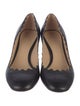 Chloé Leather Scalloped Accent Pumps