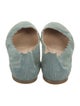Chloé Suede Scalloped Accent Ballet Flats