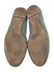 Chloé Suede Scalloped Accent Ballet Flats