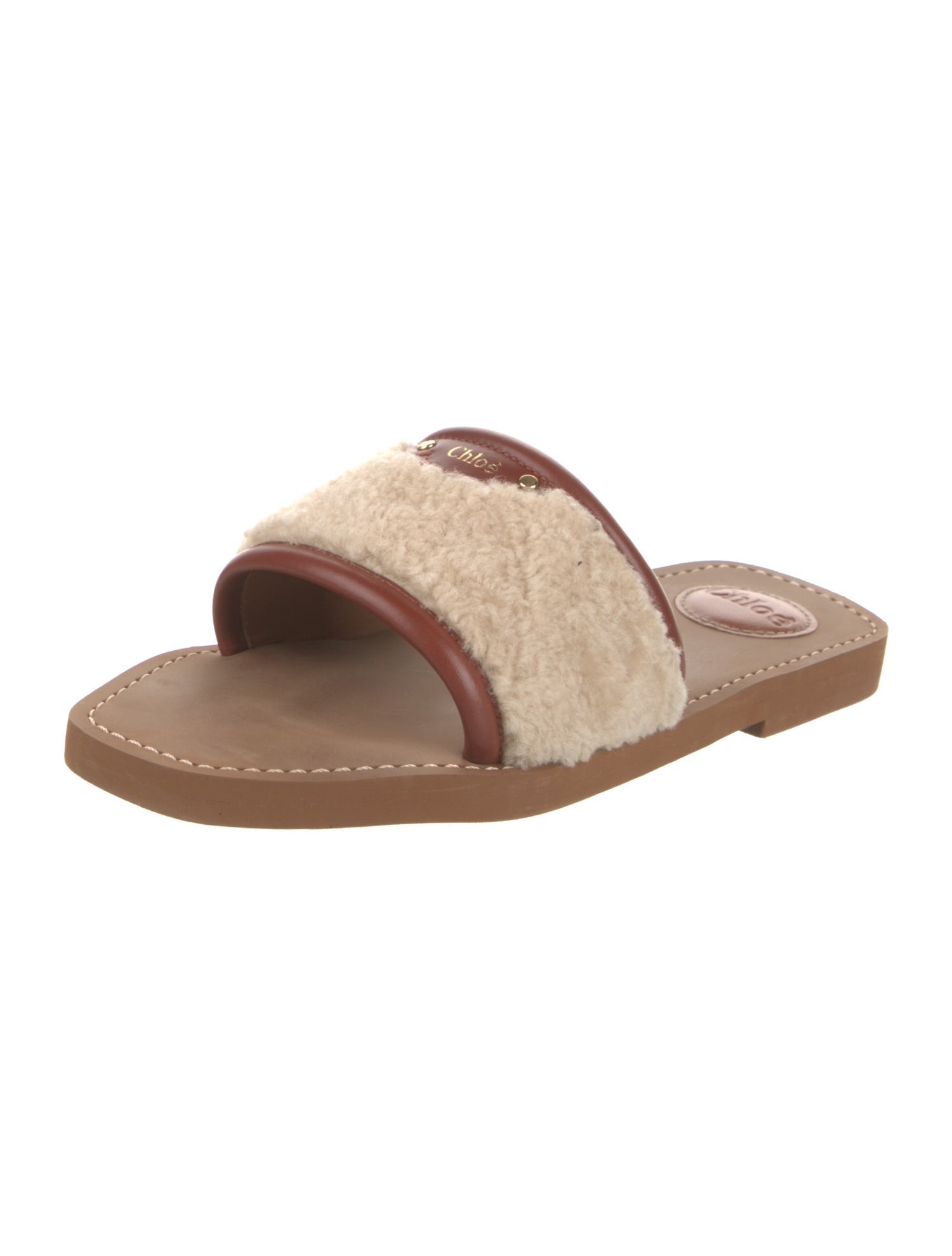 Chloé Leather Slides