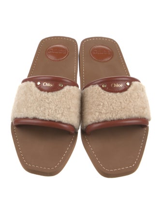 Chloé Leather Slides