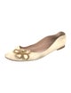 Chloé Leather Chain-Link Accents Flats