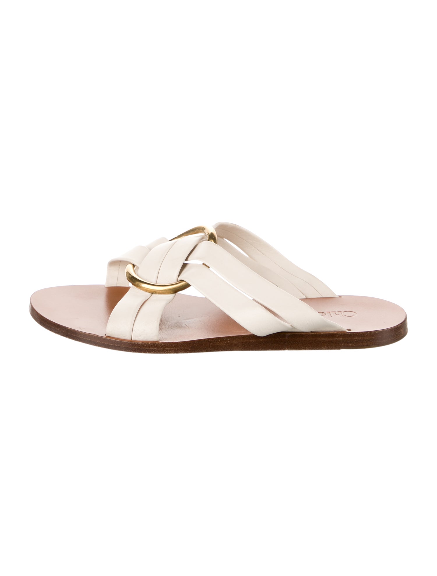 Chloé Leather Slides