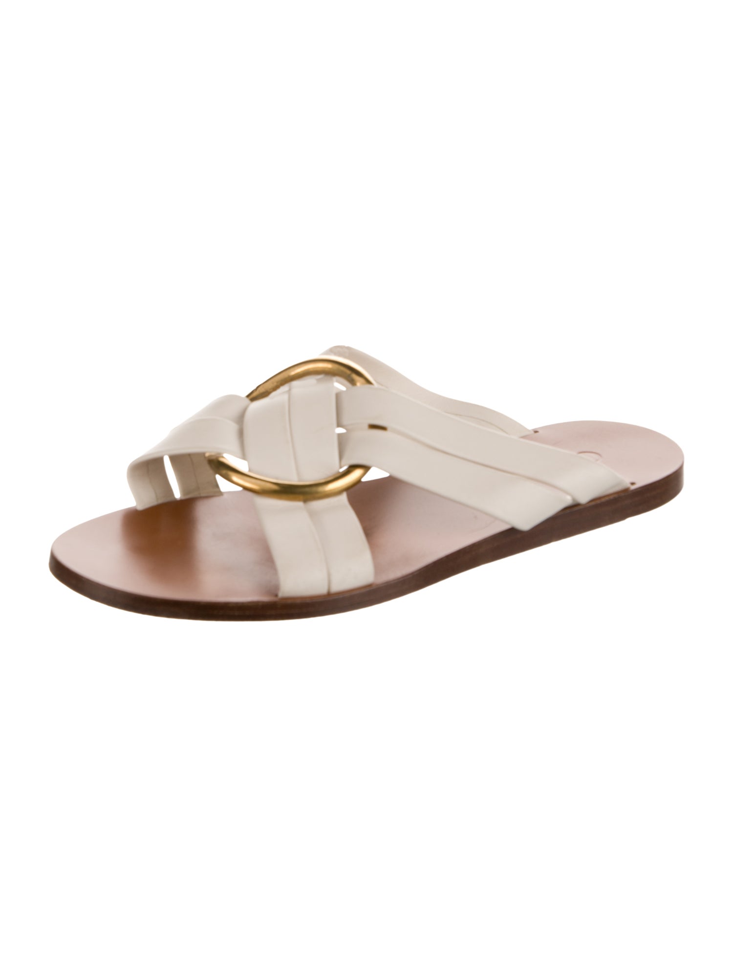 Chloé Leather Slides
