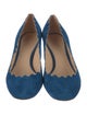 Chloé Suede Scalloped Accent Pumps