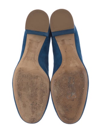 Chloé Suede Scalloped Accent Pumps