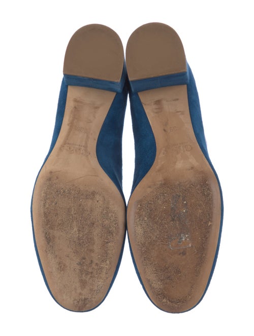 Chloé Suede Scalloped Accent Pumps